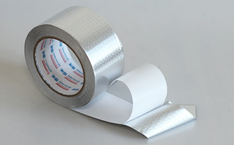 2-way Fiber Glass Aluminum Foil Tape with Synthetic Rubber Adhesive